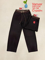 Джинсы Vanver D82226 chocolate - делук