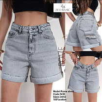 Шорты Jeans Style 5436 l.grey - делук