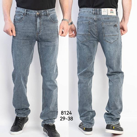 Джинсы God Baron 8124 l.blue - делук