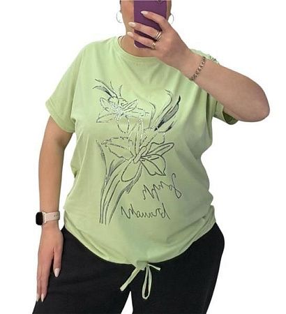 Футболка Levisha 25040 mint - делук