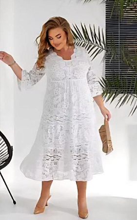 Платье Romeo Life RL1032 white - делук