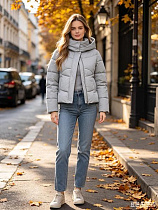 Куртка Jacket B0251 grey - делук