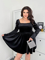 Платье Adam&Eva 238 black - делук