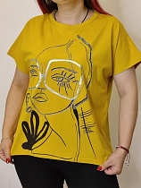 Футболка Kosta 2230 yellow - делук