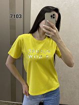 Футболка Fsn 7103 yellow - делук