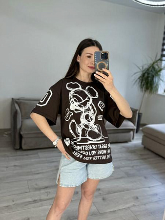 Футболка S.Style 40-5 brown - делук