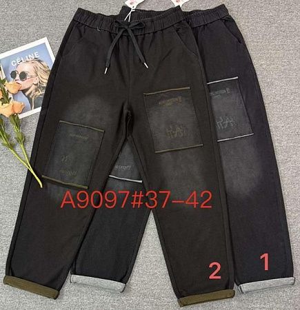 Джинсы Immei A9097-2 black - делук