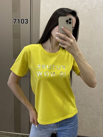 Футболка Fsn 7103 yellow - делук