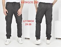 Джинсы God Baron L2158 grey - делук