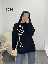 Свитер Fsn 5034 black - делук