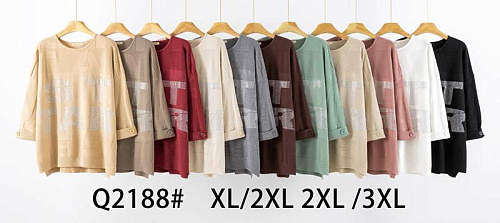 Свитер Anne-Kiss Me Q2188 mix - делук