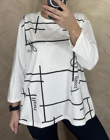 Свитер Levisha 27084 white - делук