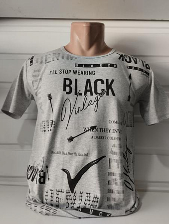 Футболка Panda 1577 grey - делук