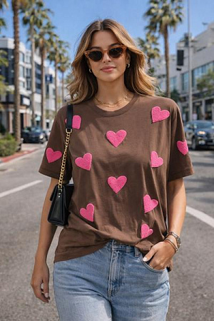 Футболка Major 7158 brown - делук