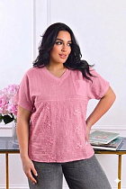 Футболка Elena&Vika 26121 pink - делук