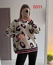 Свитер Fsn 5011 beige-pink - делук