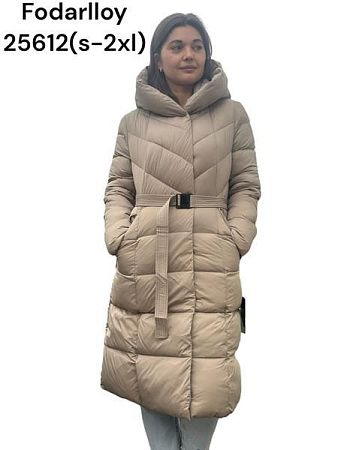 Пуховик Yafeier F25612 beige - делук