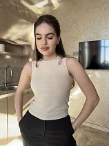 Майка Arina 1473 beige - делук