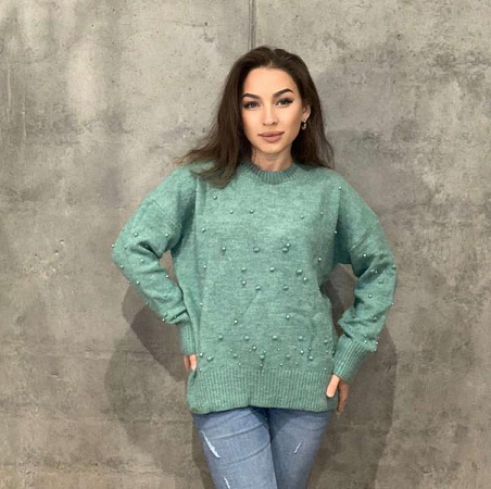 Свитер Modnulya 1909 green - делук