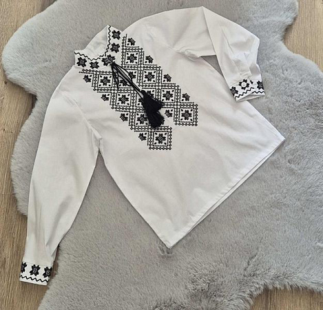 Вышиванка Limerense DD189 white - делук