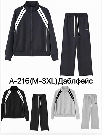 Костюм Спорт Liopt A216 black - делук