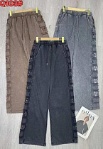 Штаны Шаолинь QL103 brown - делук