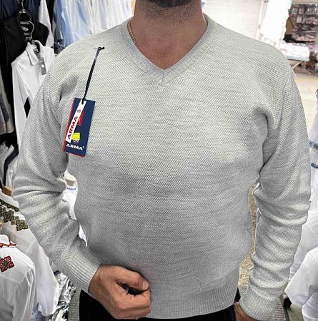 Свитер Nik 56632 l.grey - делук