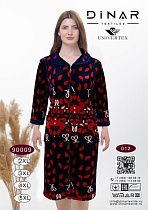 Халат Annet DO9009-12 red - делук
