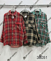 Рубашка Met&March 38051 khaki - делук