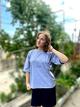 Футболка Mary Brand 523 grey - делук