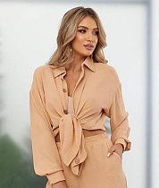 Рубашка Loren 863 beige - делук