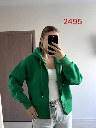 Кофта Спорт Fsn 2495 green - делук