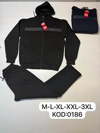 Костюм Спорт Newe Esto 0186 black - делук