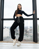 Штаны Спорт Azna Б28 black - делук