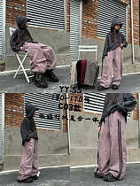 Штаны Спорт Delfinka C03 wine - делук