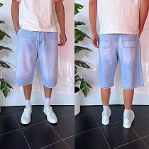 Бриджи Three Black 2252 l.blue - делук