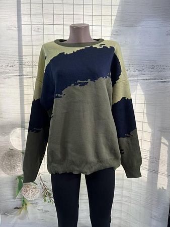 Свитер New Season 708 khaki - делук