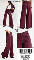 Джинсы Jeans Style 4458T-6W5-122 wine - делук
