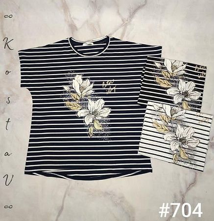 Футболка Kosta 704 mix - делук