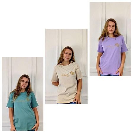 Футболка Global 1292 lilac - делук