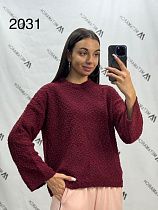 Свитер Met&March 2031 wine - делук