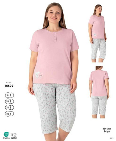 Пижама Trikotag 14692 pink - делук