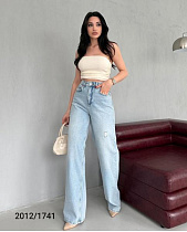 Джинсы Jeans Style 2012-1741 l.blue - делук