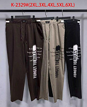 Штаны Saint Wish K2329 brown - делук