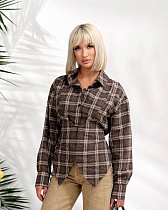 Рубашка Lelis 1124 brown - делук