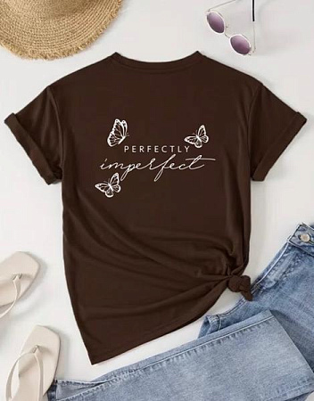 Футболка Alia AL48 brown - делук