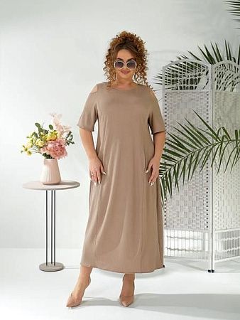 Платье Arina 2422 d.beige - делук