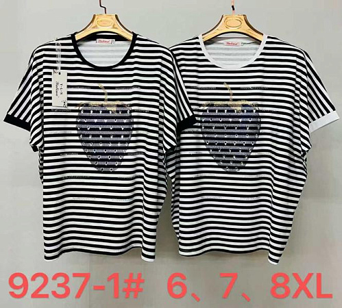 Футболка Immei 9237-1 black - делук