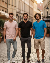 Футболка Style M.Clothes SM59 l.blue - делук