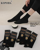 Носки Корона A1801-2 black - делук
